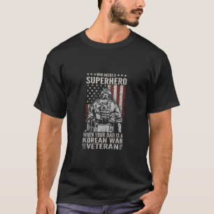Wer Superhelden mit Stolz auf den Veteranen des Ko T-Shirt