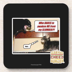 Wer traut sich wecken mich? getränkeuntersetzer