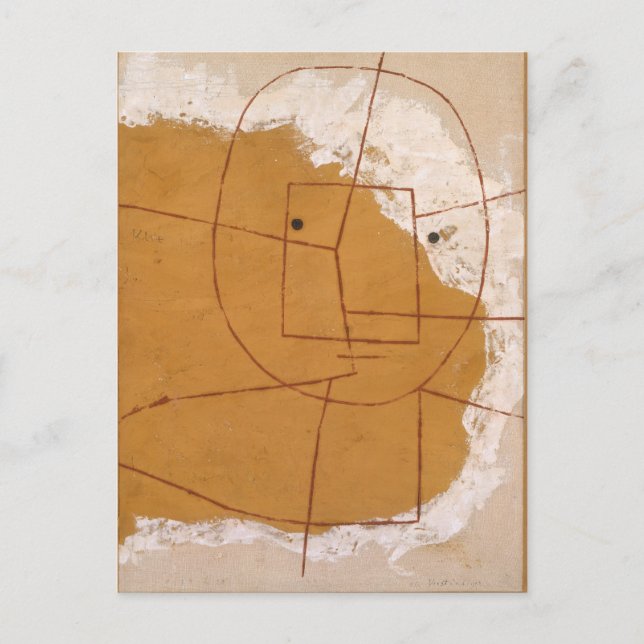 Wer versteht, Paul Klee Postkarte (Vorderseite)