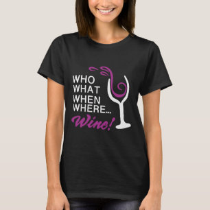 Wer was wann weine 5 T-Shirt