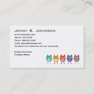 Wer wer Visitenkarte ist