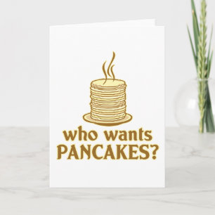 Wer will Pfannkuchen? Karte