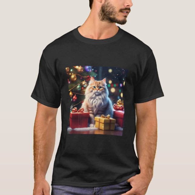 Wer wird meine Weihnachtsgeschenke öffnen? T-Shirt (Vorderseite)