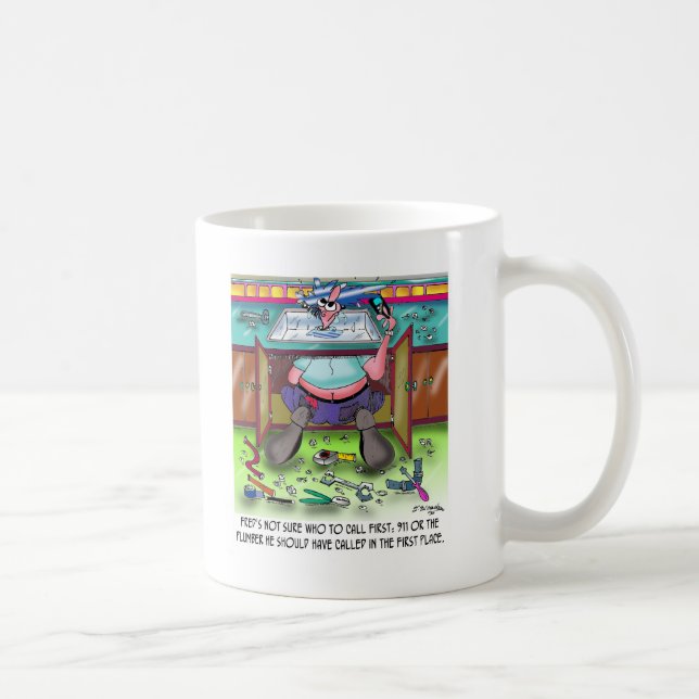 Wer, zum 1. zu nennen: 911 oder ein Klempner Kaffeetasse (Rechts)
