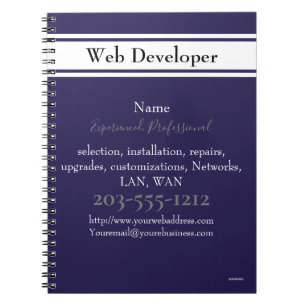 Werbe-Notizbuch, das Sie anpassen - HAMbyWG Notizblock