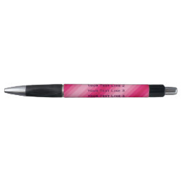 Werbe- oder Werbe-Pen für Kunden, rosa Kugelschreiber