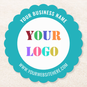 Werbe-Papieruntersetzer mit Firmenlogo Untersetzer