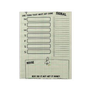 Werbe- und Boo-jee-Gothic-Planner-Aufkleber Notizblock