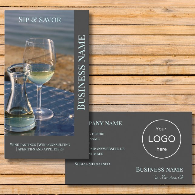 Werbeaktion Business Bar Business Card Visitenkarte (Von Creator hochgeladen)