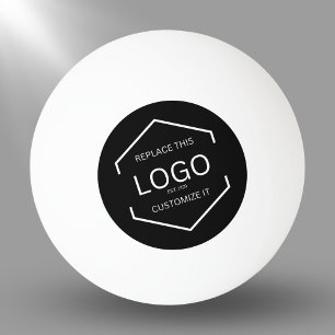 Werbeaktion für benutzerdefinierte Logos mit schwa Tischtennisball