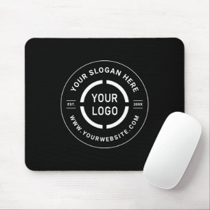 Werbeaktion für das benutzerdefinierte schwarze L Mousepad