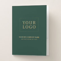 Werbeaktion für das Green & Gold-Business-Logo