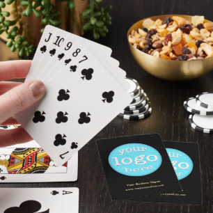 Werbeaktion für das Logo des Business Company Hote Spielkarten