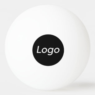 Werbeaktion für einfaches Business-Logo Tischtennisball