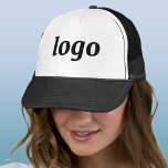 Werbeaktion für einfaches Logo Truckerkappe<br><div class="desc">Fügen Sie diesem Design Ihr eigenes Logo hinzu. Minimalistisch und beruflich. Ideal für die Mitarbeiterwerbung oder als Werbemittel für Ihre Kunden und Kunden.</div>