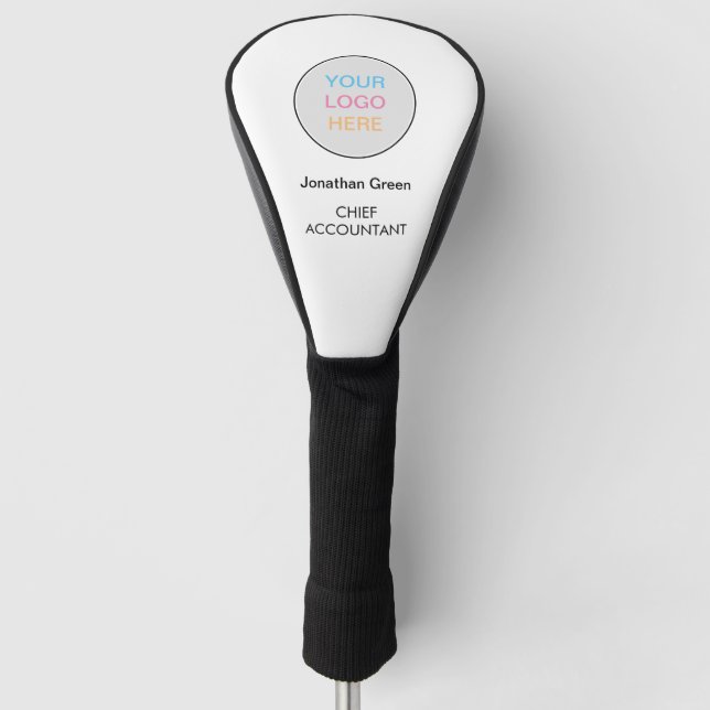 Werbeaktion für Firmenlogos für Golfspieler Golf Headcover (Vorderseite)