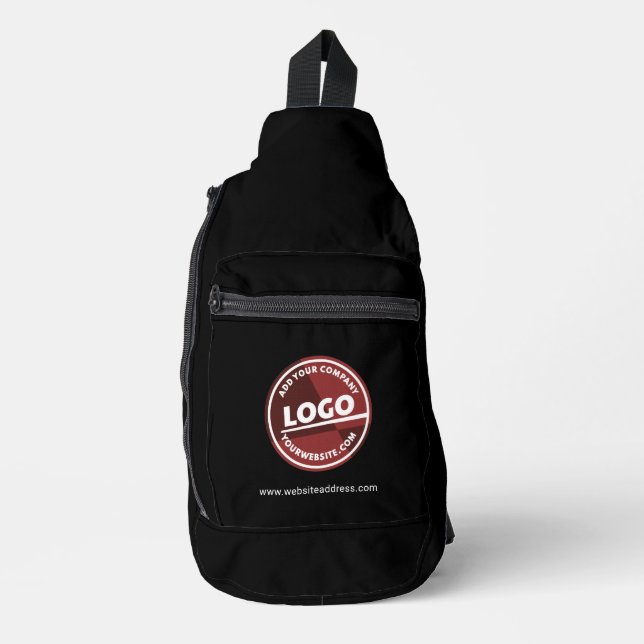 Werbeaktion für Firmenlogos hinzufügen Crossbody Bag (Vorderseite)