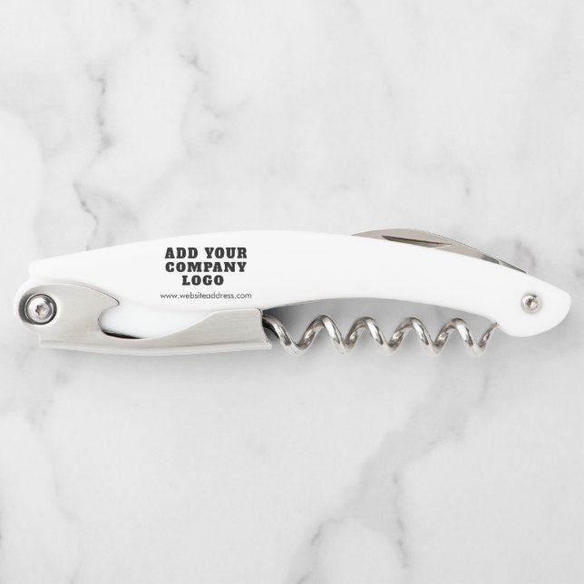 Werbeaktion für Firmenlogos hinzufügen Kellnermesser (Vorderseite)