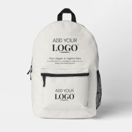 Werbeaktion für Firmenlogos Modernes Weiß Bedruckter Rucksack