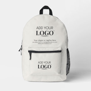Werbeaktion für Firmenlogos Modernes Weiß Bedruckter Rucksack