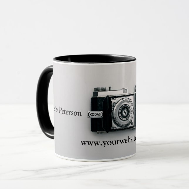Werbeaktion für Fotografie Tasse (Vorderseite Links)