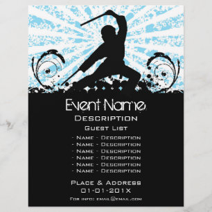 Werbeaktion für Kampfkunst Flyer