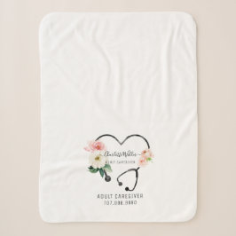 Werbeaktion für Krankenpfleger Blumenstethoskop Sherpadecke