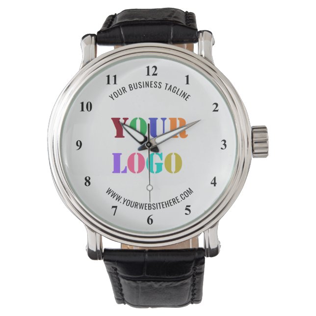 Werbeaktion für kundenspezifische Firmenlogos Armbanduhr (Vorderseite)