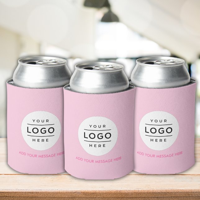 Werbeaktion für kundenspezifische Firmenlogos Dosenkühler (Custom Business Logo Promotional Can Cooler in pink color)