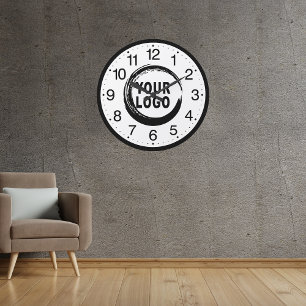 Werbeaktion für kundenspezifische Firmenlogos Große Wanduhr