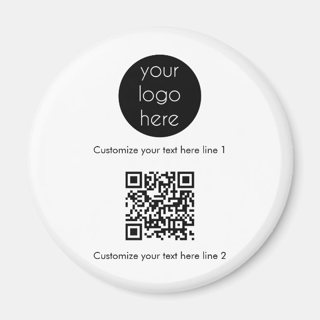 Werbeaktion für kundenspezifische Firmenlogos Magnet (Vorne)