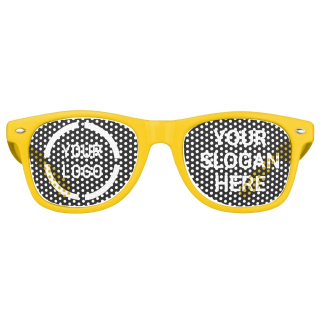Werbeaktion für kundenspezifische Firmenlogos Partybrille (Vorderseite)