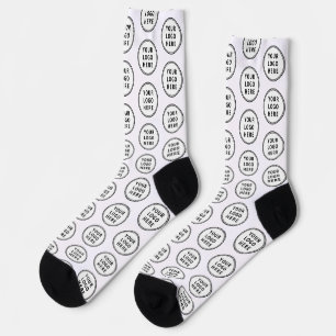 Werbeaktion für kundenspezifische Firmenlogos Socken
