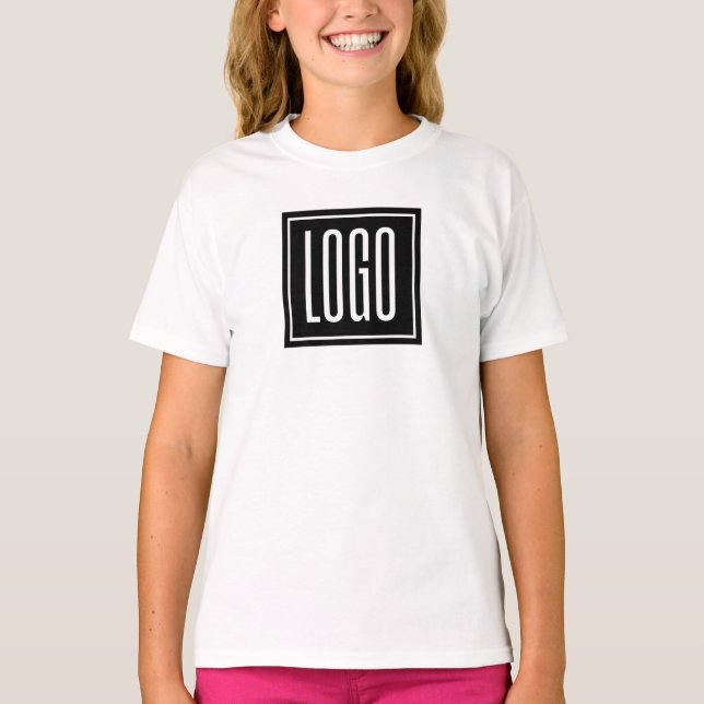 Werbeaktion für kundenspezifische Firmenlogos T-Shirt (Vorderseite)