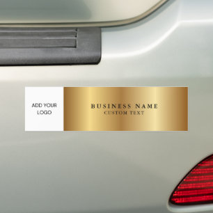 Werbeaktion für Metallic Gold Autoaufkleber