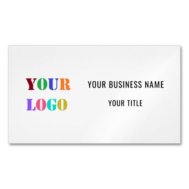 Werbeaktion für Personalisiertes Firmenlogo Magnetische Visitenkarte (Vorderseite)