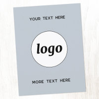 Werbeaktion für Werbematerial für Unternehmen Blue