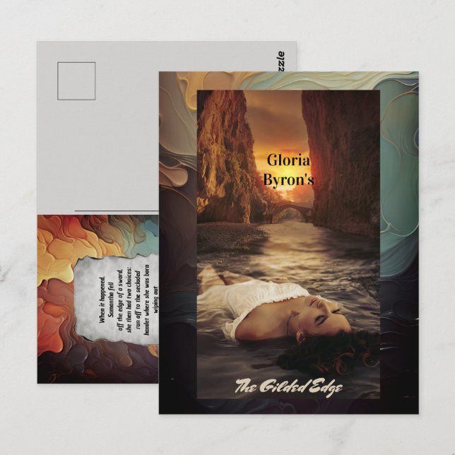 Werbeaktion-Material des Autors - Anstrich-Lesezei Postkarte (Vorne/Hinten)