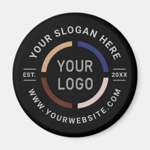 Werbeaktion mit dem schwarzen Logo Magnet