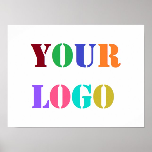 Werbeaktion-Poster für Ihr Firmenlogo Poster (Vorne)