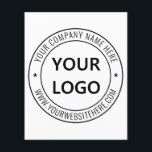 Werbeaktion von Firmenlogo für Unternehmen - Flyer<br><div class="desc">Benutzerdefinierte Farben und Schriftart - Entwerfen Sie Ihren eigenen Personalisierten Flyer mit Ihrem Firmenlogo und Textwerbung Business Flyer / Geschenk - Hinzufügen Ihres Logos / Bild oder QR-Code - Foto / und Text - Name / Information / Mehr - Vergrössern und verschieben Sie Elemente mit dem Anpassungs-Tool. Wählen Sie /...</div>