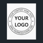 Werbeaktion von Firmenlogo für Unternehmen - Flyer<br><div class="desc">Benutzerdefinierte Farben und Schriftart - Entwerfen Sie Ihren eigenen Personalisierten Flyer mit Ihrem Firmenlogo und Textwerbung Business Flyer / Geschenk - Hinzufügen Ihres Logos / Bild oder QR-Code - Foto / und Text - Name / Information / Mehr - Vergrössern und verschieben Sie Elemente mit dem Anpassungs-Tool. Wählen Sie /...</div>