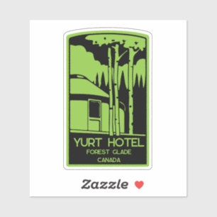 Werbeaktion von Jurten Aufkleber