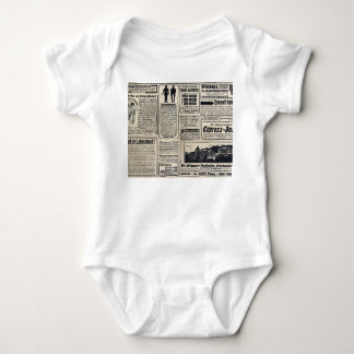 Werbeanzeigen für antike deutsche Zeitungen 1917 Baby Strampler