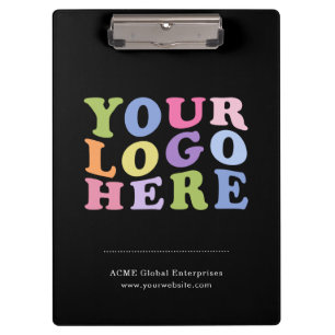 Werbeartikel auf keinen Fall, Logoklammer hinzufüg Klemmbrett
