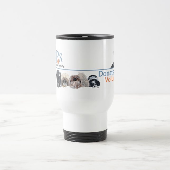 Werbeartikel für PUPs-Logos mit Tabby Cat Reisebecher (Mittel)
