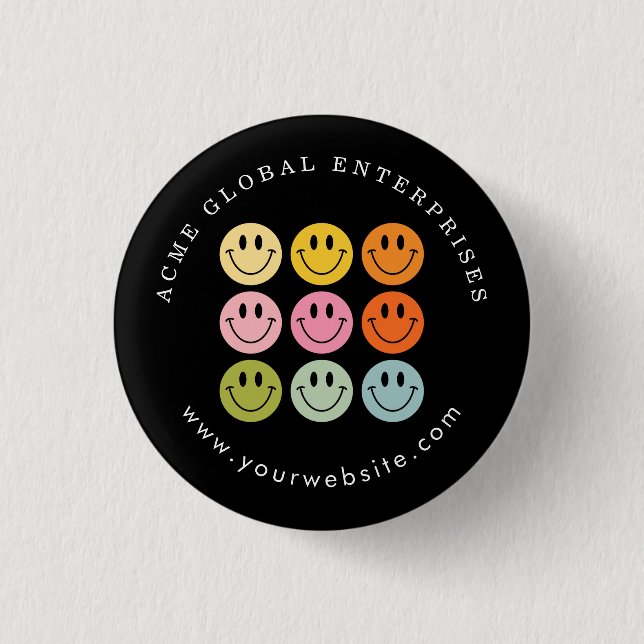 Werbeartikel Mindestens kein Logo hinzufügen Button (Vorderseite)
