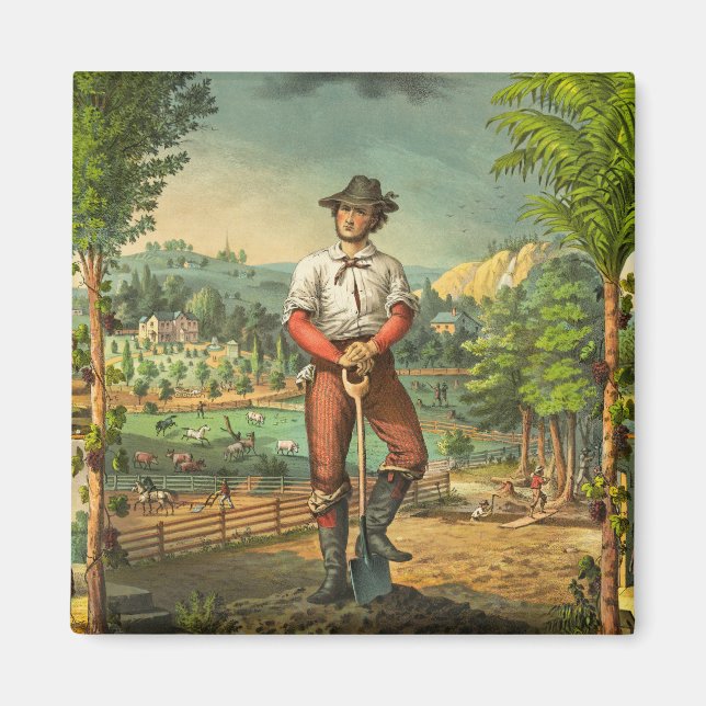 Werbeausdruck für Grange-Mitglieder Magnet (Vorne)