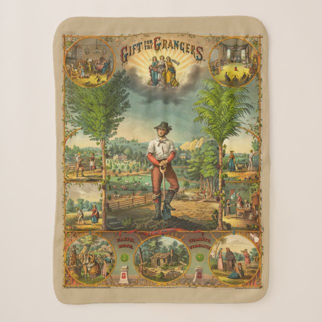 Werbeausdruck für Grange-Mitglieder Sherpadecke (Vorderseite)