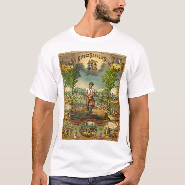 Werbeausdruck für Grange-Mitglieder T-Shirt (Vorderseite)